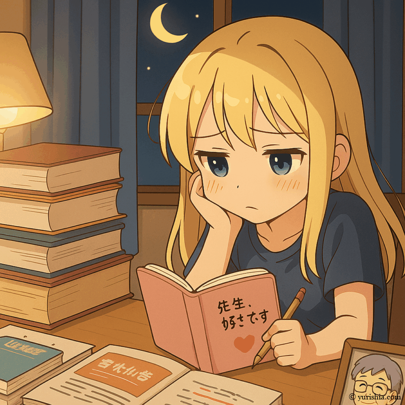 不安に駆られる雫