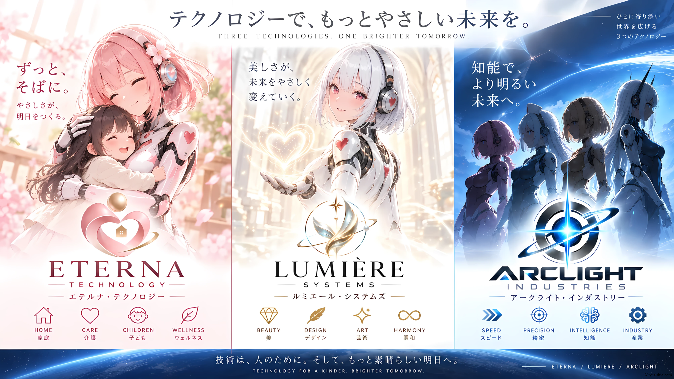 鋼鉄天使の3大メーカー