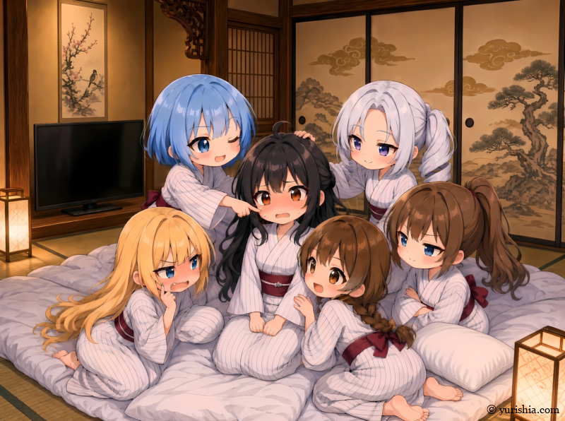 五対一で包囲される渚先生